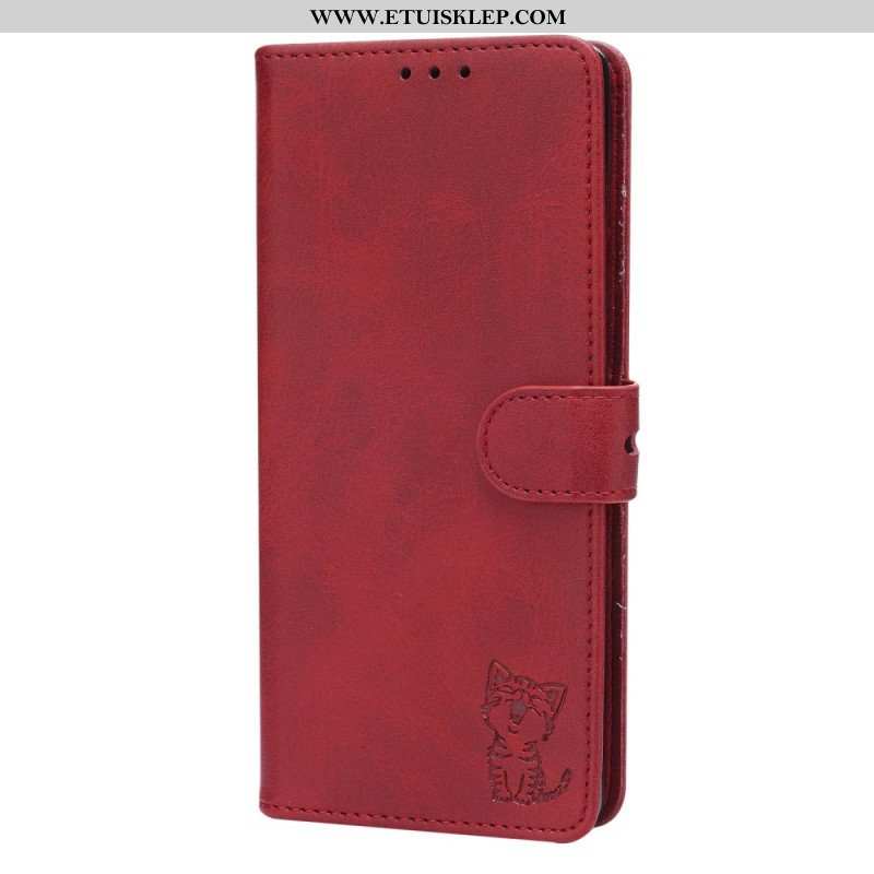 Etui Folio do Google Pixel 7 Mały Kociak